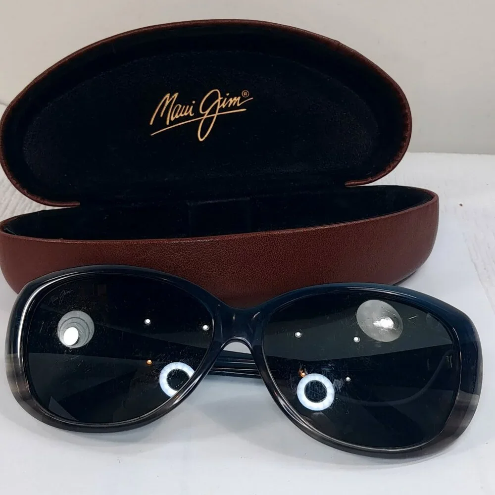 Maui Jim Eyeglasses Frame teal grey MJ 290-03C PIKAKE ME-SG 61 15‎ 135 w/ case
